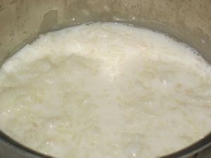 рисовая каша вариться в молоке